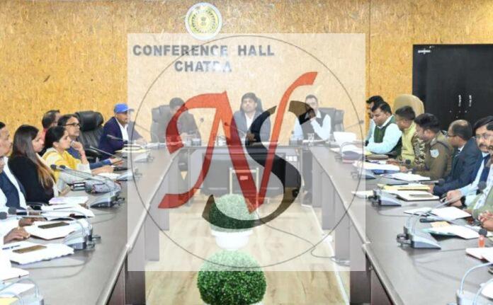 05 Afim Vinishtikran Ko Lekar Baithak Karte Dc & Sp Chatra