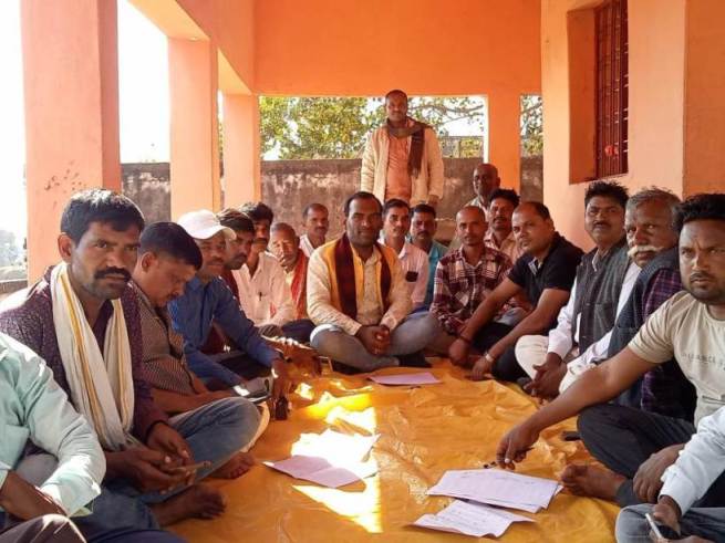 09 Aayojit Baithak Me BJP Karykrta Chatra