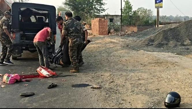 06 Durghatna Sthap Par Police Dumka
