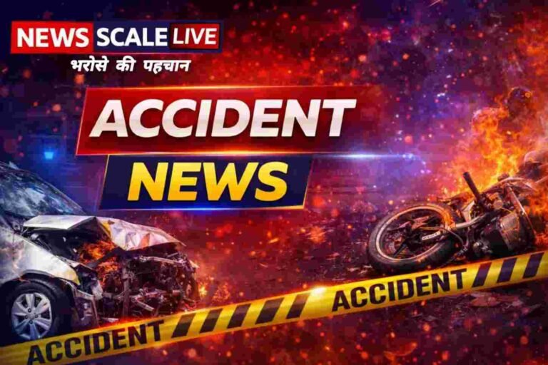 सड़क हादसा, बाइक पेड़ से टकराई