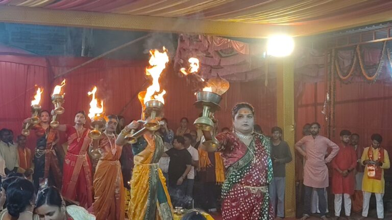 मिशन चौक में श्रीराम दरबार मंदिर निर्माण को लेकर भूमि पूजन व महाआरती संपन्न:-पंकज जायसवाल* 