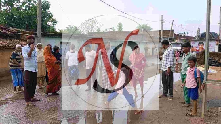 6 माह में ही विकास की सड़क बनी ग्रामीणों के लिए मुसीबत