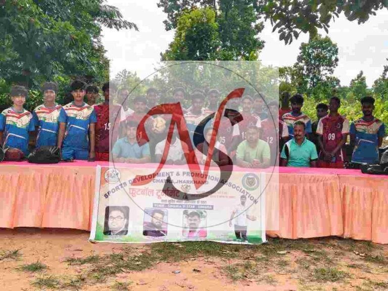 नशा मुक्त भारत अभियान के तहत फुटबॉल प्रतियोगिता का आयोजन