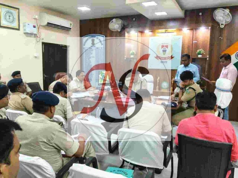 एसपी ने की अपराध गोष्ठी, लंबित मामलों के शीघ्र निष्पादन के दिए निर्देश