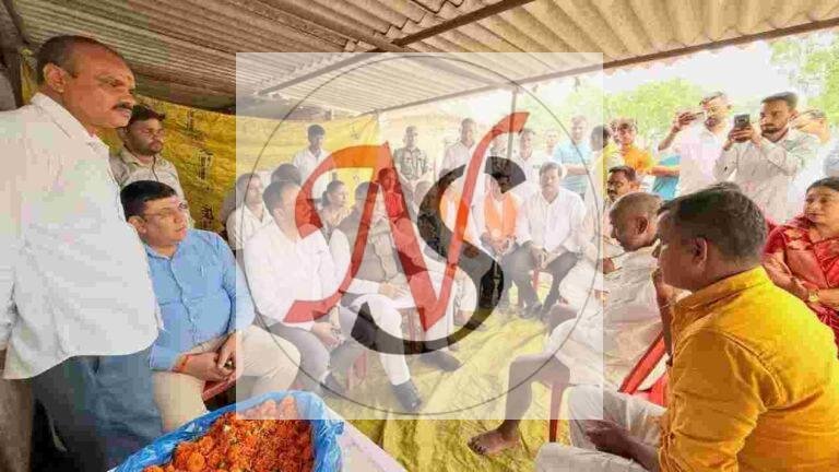 भाजपा प्रदेश अध्यक्ष आदित्य साहू ने जेल में बंद पार्टी नेताओं से की मुलाकात