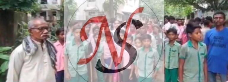 भूमि विवाद में सील हुआ मध्य विद्यालय, छात्रों ने उपायुक्त से लगाई गुहार