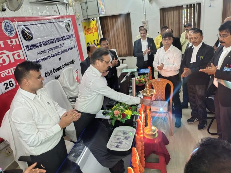 अधिवक्ताओं व अधिवक्ता लिपिकों के लिए ई कोर्ट फाईलिंग के सम्बन्ध में प्रशिक्षण शिविर का आयोजन