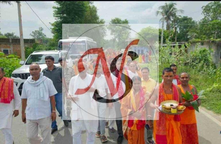 मां मनसा देवी पूजा को लेकर निकली भव्य कलश यात्रा
