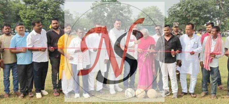 रामदेव मेमोरियल फुटबॉल टूर्नामेंट का भव्य आगाज