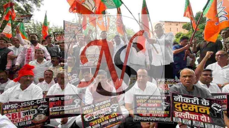 छात्रों के समर्थन में भाजपा का शक्ति प्रदर्शन, CM आवास घेरने पहुंचे नेता; बाबूलाल मरांडी समेत कई हिरासत में