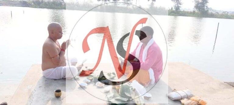 पितृपक्ष पर सीओ ने श्रद्धा के साथ किया पितरों का तर्पण