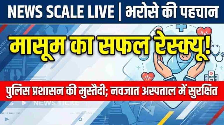 कौन छोड़ गया नवजात? कुशहा के पास मासूम मिलने से मचा हड़कंप