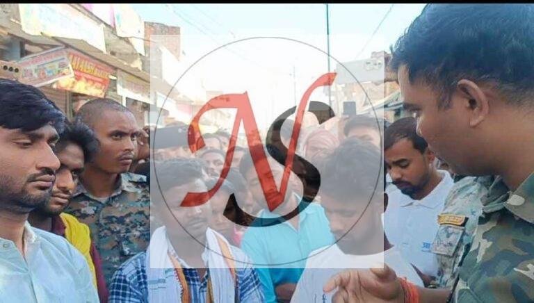 मृतक सोमर के परिजनों ने महावीर चौक पर किया सड़क जाम, प्रशासन से वार्ता के बाद खत्म हुआ प्रदर्शन