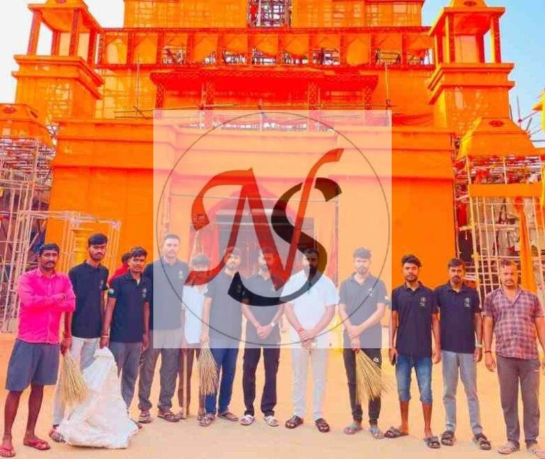 दुर्गा पूजा से पहले मानवता पथ फाउंडेशन ने चलाया स्वच्छता अभियान