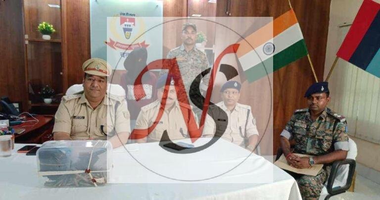 बड़ी वारदात की साजिश नाकाम, टीएसपीसी समर्थक देशी कट्टा और 54 कारतूस के साथ गिरफ्तार