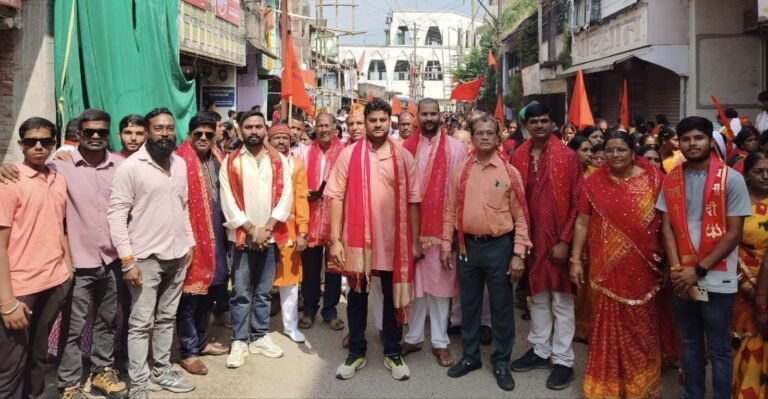 भव्य कलश यात्रा ऐतिहासिक रही, जय श्रीराम समिति ने दी बधाई